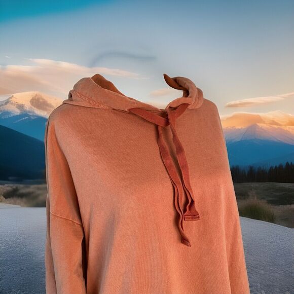 Aerie Women’s Hoodie Sweatshirt In Sunwashed Desert, Size: M - Picture 4 of 10